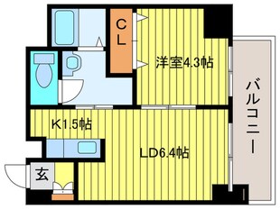 グレイスコ－ト円山北の物件間取画像